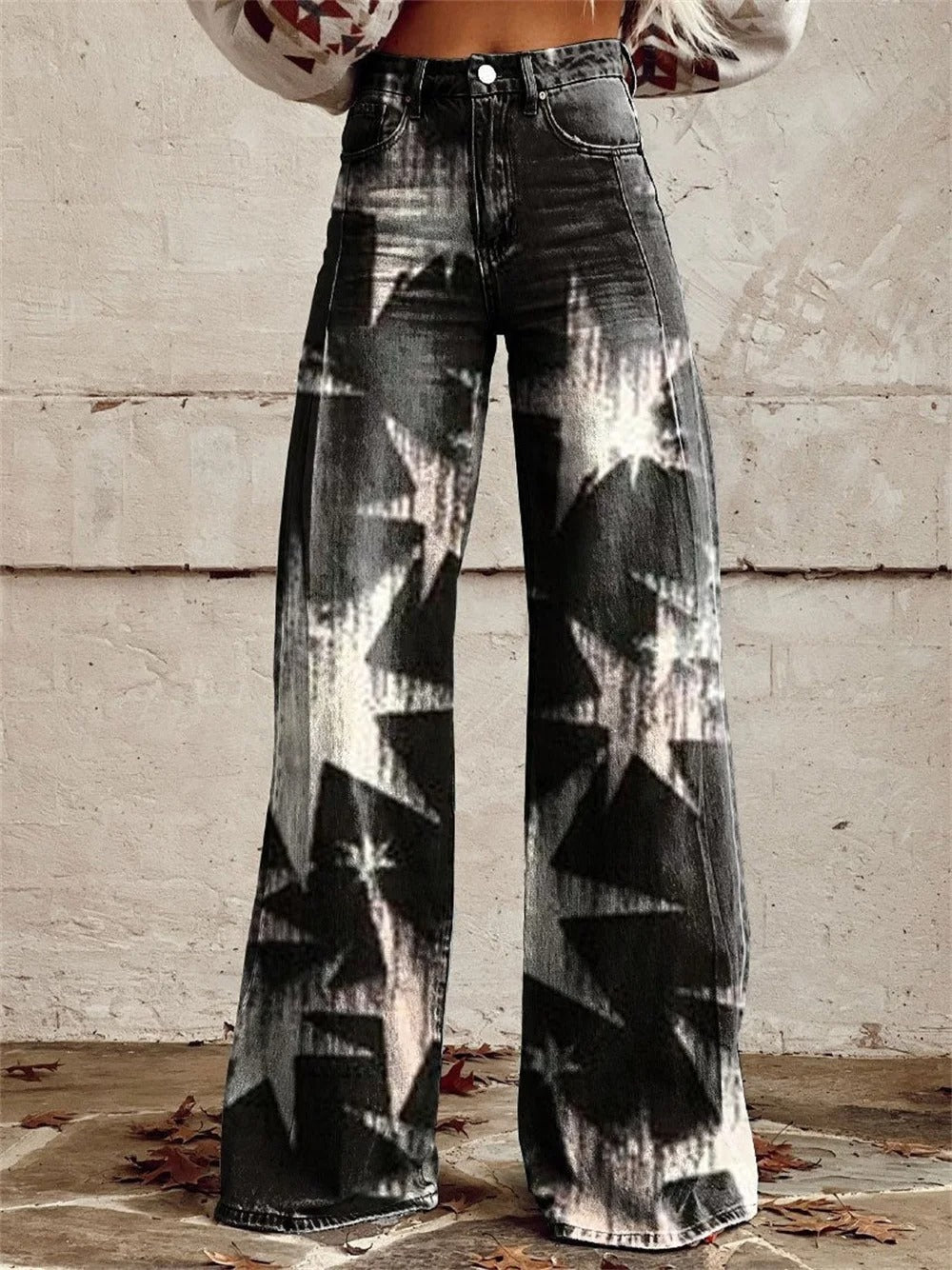 Anika™ - Høj Talje Bred Ben Bukser