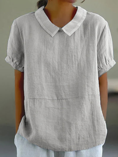 Amalie | Komfortabel bluse med krave