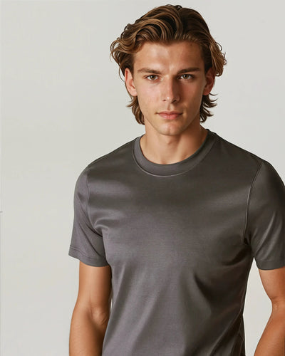 Signature Supima T-shirt – Mørkebrun