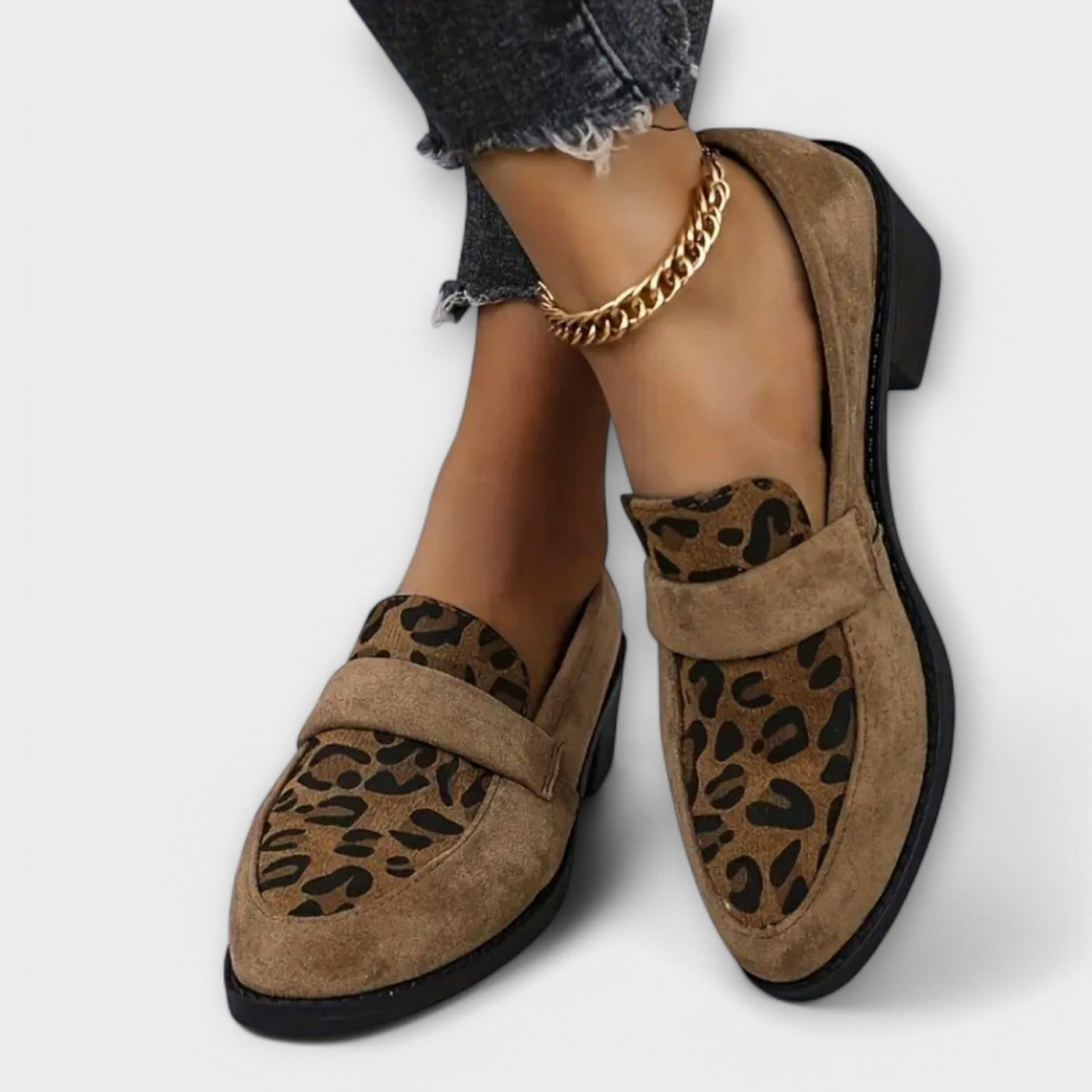 Karla™ | Elegante sko med leopardprint