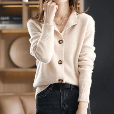 Anny™ - Luksuriøs Cashmere Strikket Cardigan