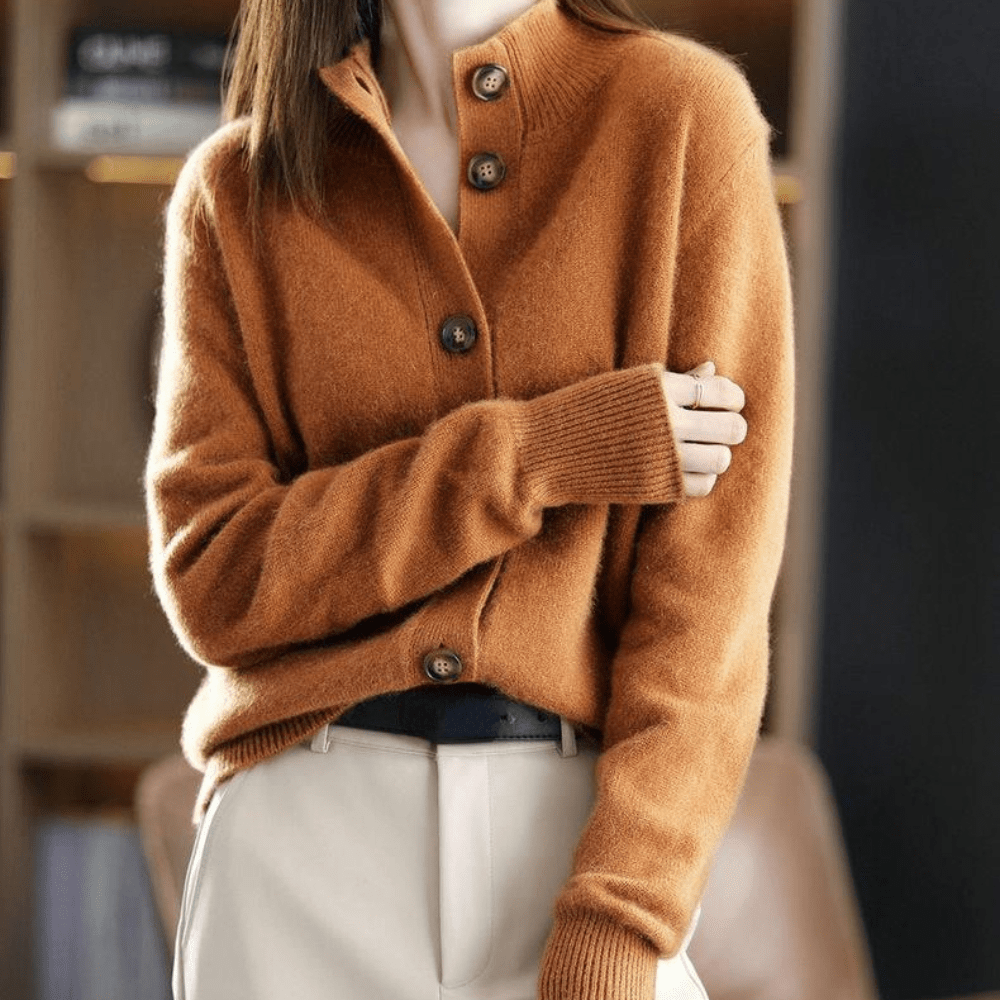 Anny™ - Luksuriøs Cashmere Strikket Cardigan