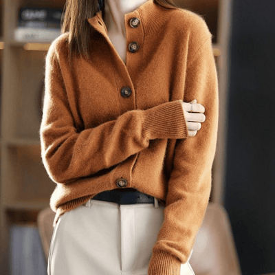 Anny™ - Luksuriøs Cashmere Strikket Cardigan