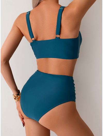 Lisbeth - Rynket Stof Bikini