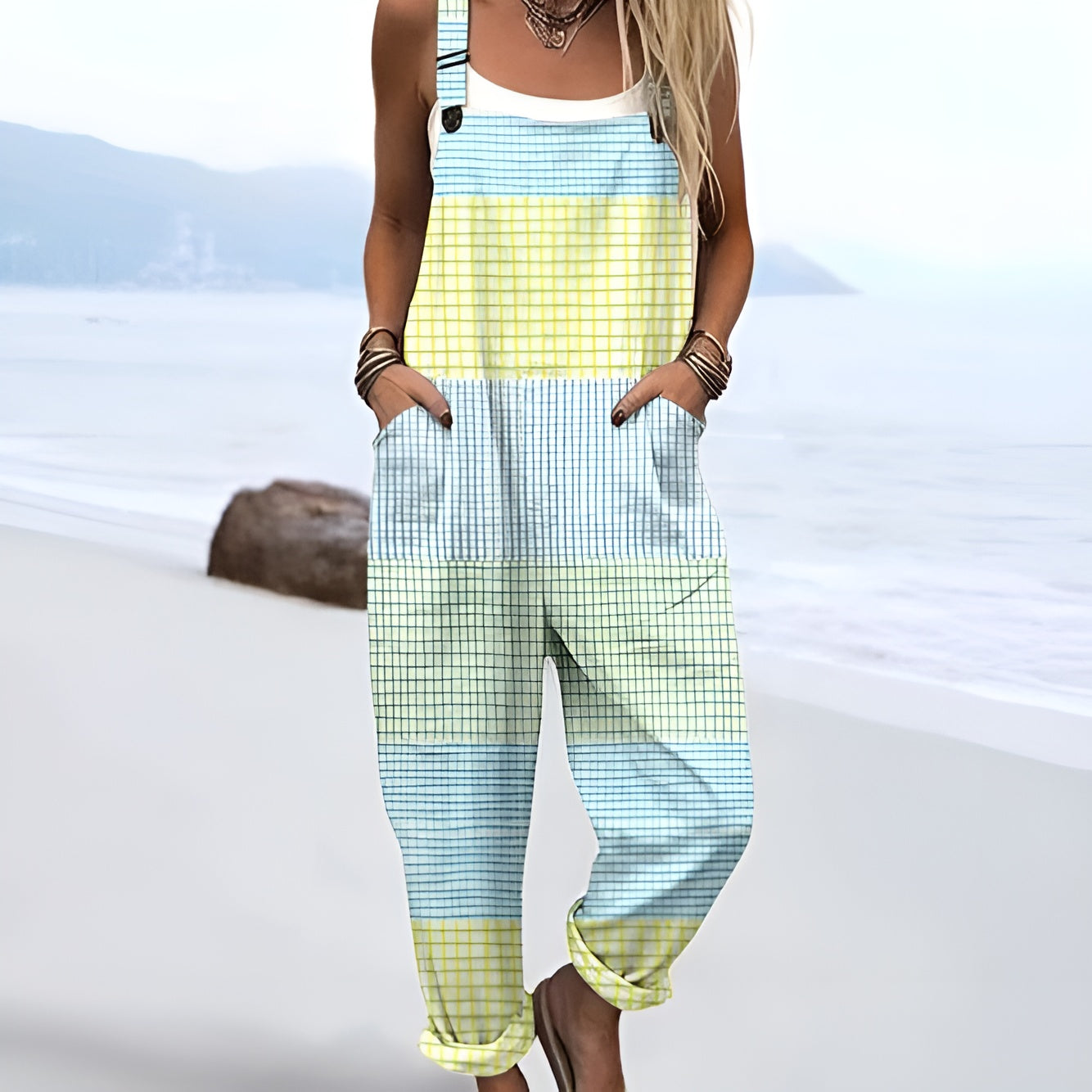 Kajakøbenhavn | Pastel Grid Overalls