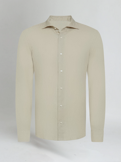 Essentiel Linned Skjorte - Khaki