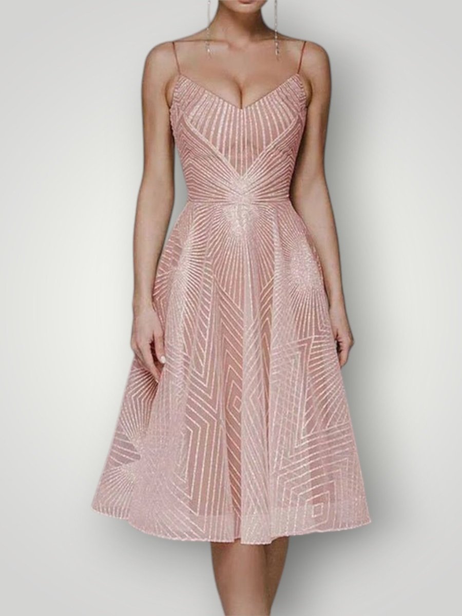 LARA | ÅBEN RYG ELEGANT KJOLE