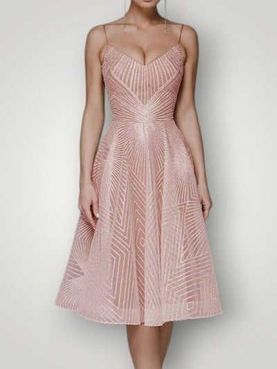 LARA | ÅBEN RYG ELEGANT KJOLE