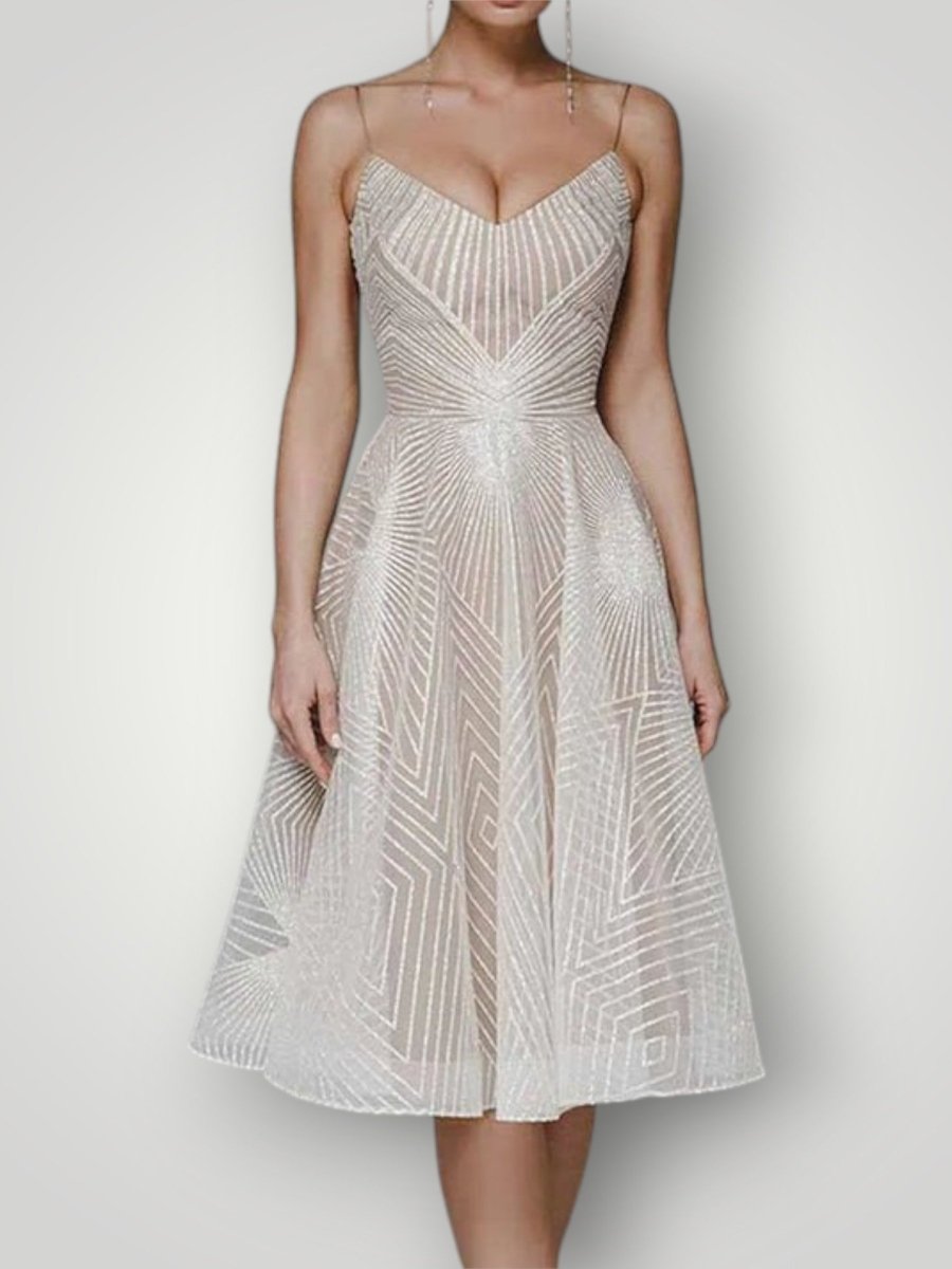 LARA | ÅBEN RYG ELEGANT KJOLE