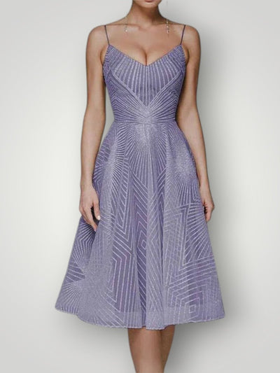 LARA | ÅBEN RYG ELEGANT KJOLE