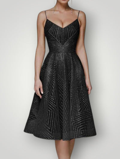 LARA | ÅBEN RYG ELEGANT KJOLE