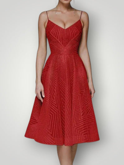 LARA | ÅBEN RYG ELEGANT KJOLE