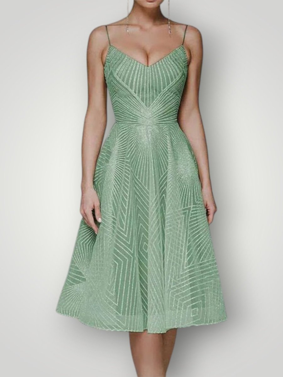 LARA | ÅBEN RYG ELEGANT KJOLE