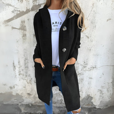 Frida™ – Myk og lang strikkecardigan som omfavner deg