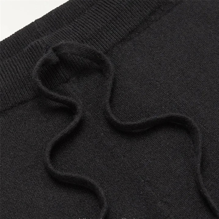 Håndlavede Cashmere Bukser – Marineblå