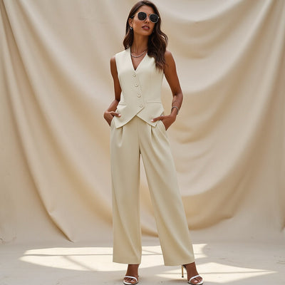 Kaja™ | Ensfarvet Jakkesæt