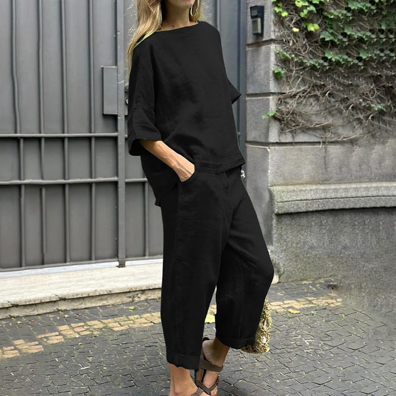 Mima™ - Sæt i bomuld og hør