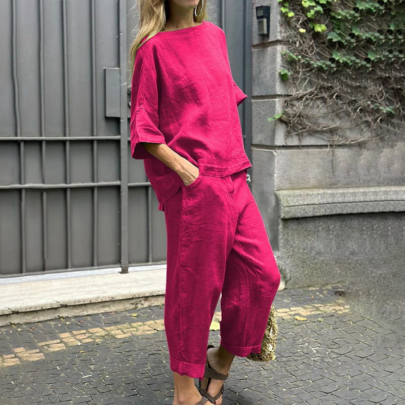 Mima™ - Sæt i bomuld og hør