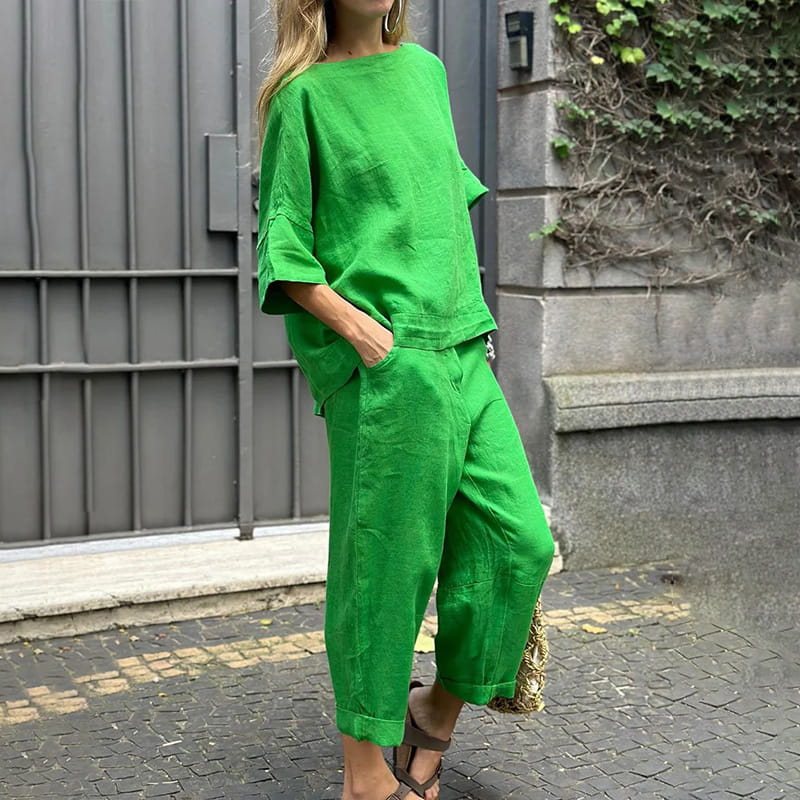 Mima™ - Sæt i bomuld og hør