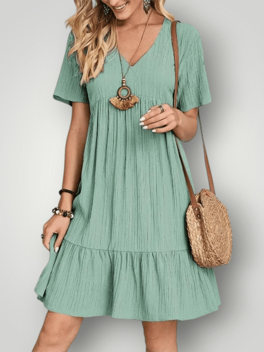 VIVIENNE | V-HALS SOMMERKJOLLE