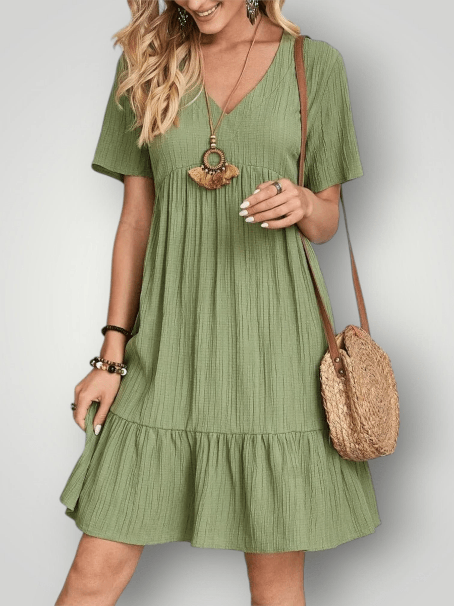 VIVIENNE | V-HALS SOMMERKJOLLE